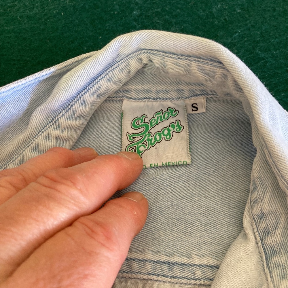 Vintage Sr. Frog's Jean vest